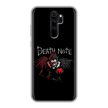Силиконовый чехол на Xiaomi RedMi Note 8 Pro с принтом Death note Тетрадь смерти