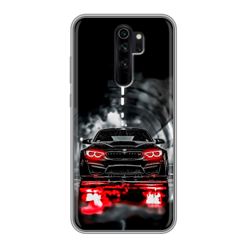 Силиконовый чехол на Xiaomi RedMi Note 8 Pro с принтом BMW БМВ