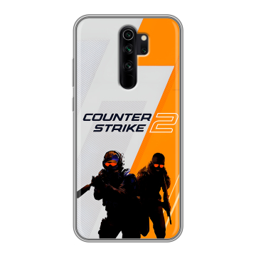 Силиконовый чехол на Xiaomi RedMi Note 8 Pro с принтом Counter Strike