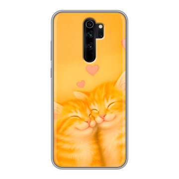 Силиконовый чехол на Xiaomi RedMi Note 8 Pro с принтом Милые котята