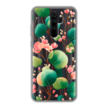 Силиконовый чехол на Xiaomi RedMi Note 8 Pro с принтом женский