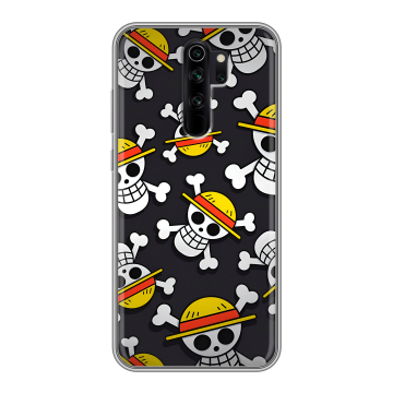 Силиконовый чехол на Xiaomi RedMi Note 8 Pro с принтом One Piece Ван Пис