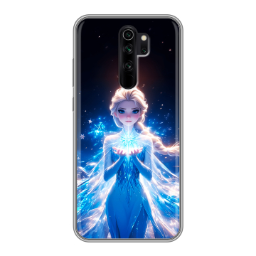 Силиконовый чехол на Xiaomi RedMi Note 8 Pro с принтом Холодное сердце Frozen Силиконовый чехол на Xiaomi RedMi Note 8 Pro с принтом Холодное сердце Frozen