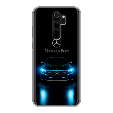 Силиконовый чехол на Xiaomi RedMi Note 8 Pro с принтом Mercedes Мерседес
