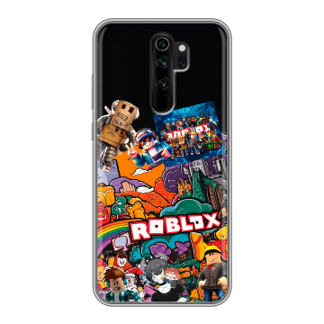 Силиконовый чехол на Xiaomi RedMi Note 8 Pro с принтом Roblox Роблокс Силиконовый чехол на Xiaomi RedMi Note 8 Pro с принтом Roblox Роблокс