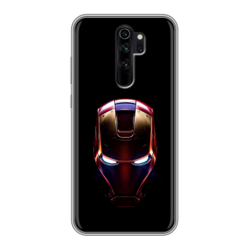 Силиконовый чехол на Xiaomi RedMi Note 8 Pro с принтом IronMan Железный человек Силиконовый чехол на Xiaomi RedMi Note 8 Pro с принтом IronMan Железный человек
