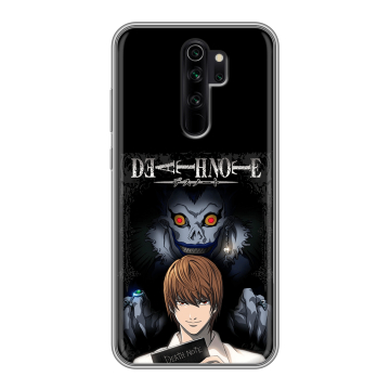 Силиконовый чехол на Xiaomi RedMi Note 8 Pro с принтом Death note Тетрадь смерти