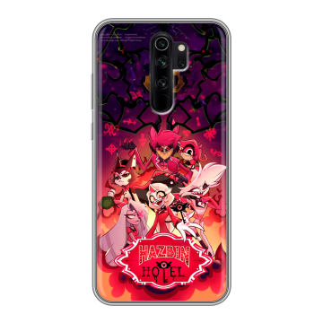 Силиконовый чехол на Xiaomi RedMi Note 8 Pro с принтом Hazbin Hotel Отель Хазбин Силиконовый чехол на Xiaomi RedMi Note 8 Pro с принтом Hazbin Hotel Отель Хазбин