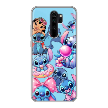 Силиконовый чехол на Xiaomi RedMi Note 8 Pro с принтом Лило и Стич