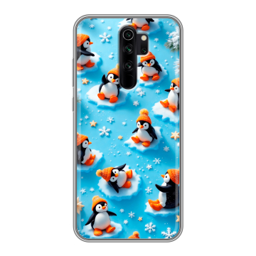 Силиконовый чехол на Xiaomi RedMi Note 8 Pro с принтом Новый год