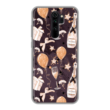 Силиконовый чехол на Xiaomi RedMi Note 8 Pro с принтом Новый год