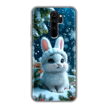 Силиконовый чехол на Xiaomi RedMi Note 8 Pro с принтом Новый год