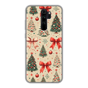 Силиконовый чехол на Xiaomi RedMi Note 8 Pro с принтом Новый год