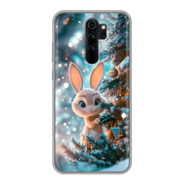 Силиконовый чехол на Xiaomi RedMi Note 8 Pro с принтом Новый год