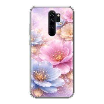 Силиконовый чехол на Xiaomi RedMi Note 8 Pro с принтом женский