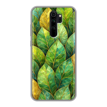 Силиконовый чехол на Xiaomi RedMi Note 8 Pro с принтом женский