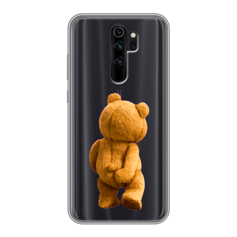 Силиконовый чехол на Xiaomi RedMi Note 8 Pro с принтом Медведь Силиконовый чехол на Xiaomi RedMi Note 8 Pro с принтом Медведь