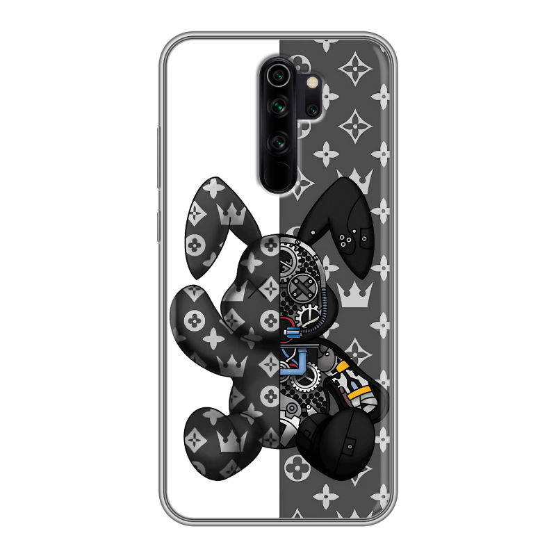 Силиконовый чехол на Xiaomi RedMi Note 8 Pro с принтом Луи робот Силиконовый чехол на Xiaomi RedMi Note 8 Pro с принтом Луи робот