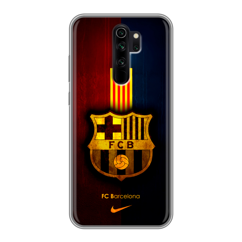 Силиконовый чехол на Xiaomi RedMi Note 8 Pro с принтом Барселона Barcelona Силиконовый чехол на Xiaomi RedMi Note 8 Pro с принтом Барселона Barcelona