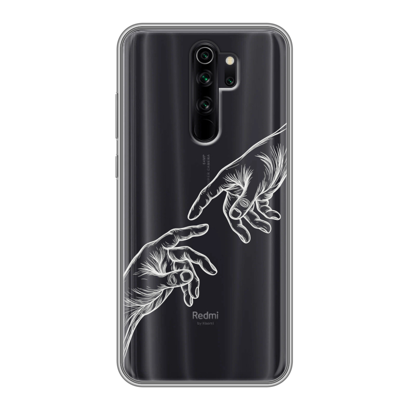 Силиконовый чехол на Xiaomi RedMi Note 8 Pro с принтом Сотворение мира Силиконовый чехол на Xiaomi RedMi Note 8 Pro с принтом Сотворение мира