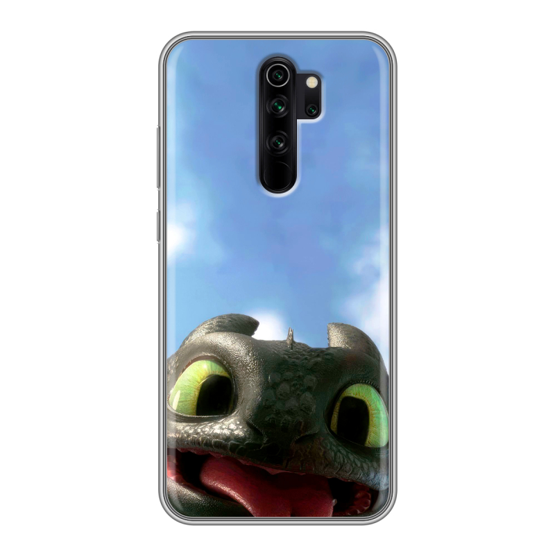Силиконовый чехол на Xiaomi RedMi Note 8 Pro с принтом Как приручить дракона Силиконовый чехол на Xiaomi RedMi Note 8 Pro с принтом Как приручить дракона