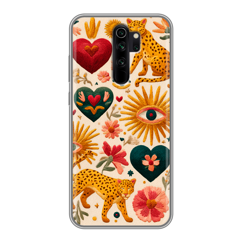 Силиконовый чехол на Xiaomi RedMi Note 8 Pro с принтом Модный принт Силиконовый чехол на Xiaomi RedMi Note 8 Pro с принтом Модный принт