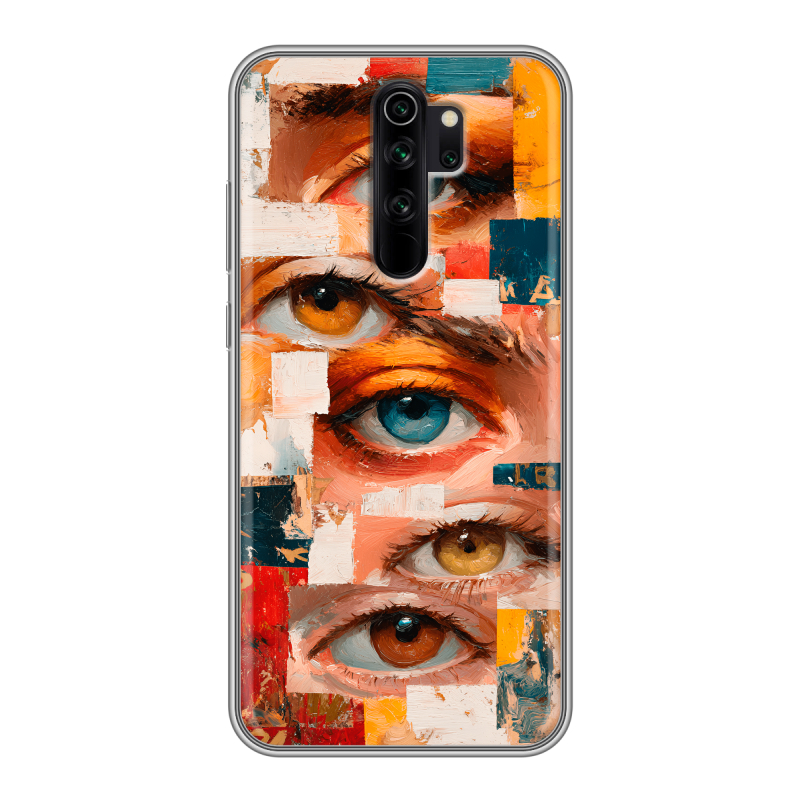 Силиконовый чехол на Xiaomi RedMi Note 8 Pro с принтом Модный принт Силиконовый чехол на Xiaomi RedMi Note 8 Pro с принтом Модный принт