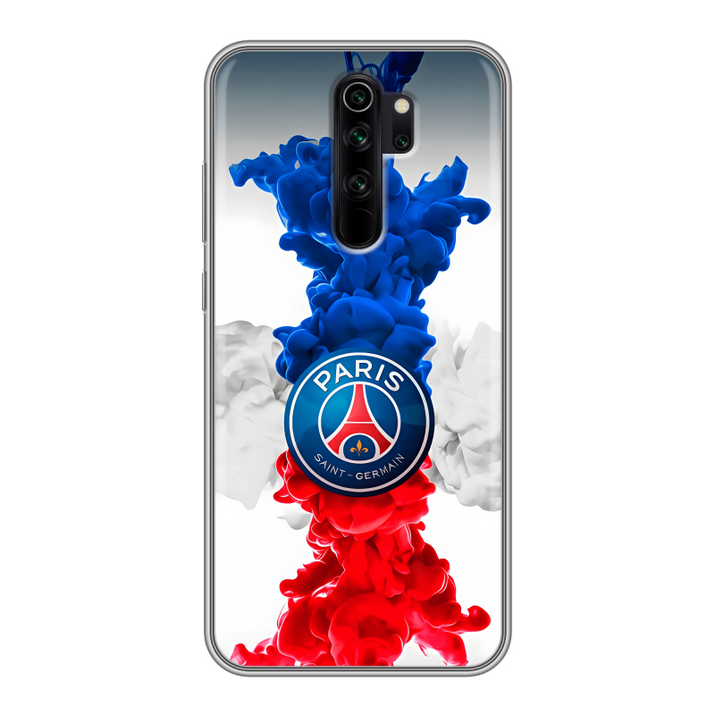 Силиконовый чехол на Xiaomi RedMi Note 8 Pro с принтом PSG ПСЖ Силиконовый чехол на Xiaomi RedMi Note 8 Pro с принтом PSG ПСЖ