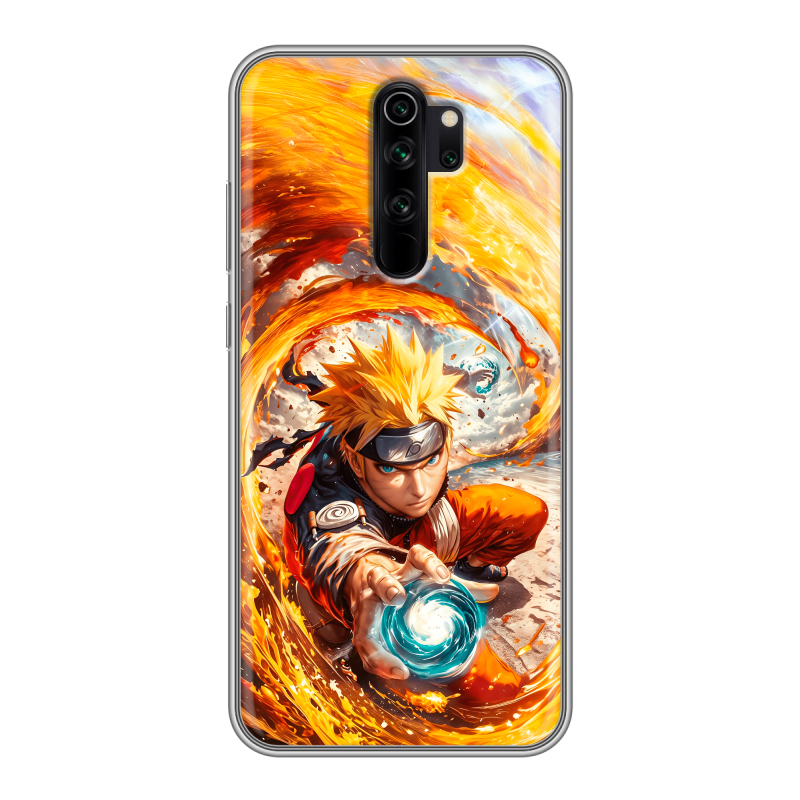Силиконовый противоударный чехол на Xiaomi RedMi Note 8 Pro с принтом Аниме Наруто Naruto Силиконовый противоударный чехол на Xiaomi RedMi Note 8 Pro с принтом Аниме Наруто Naruto