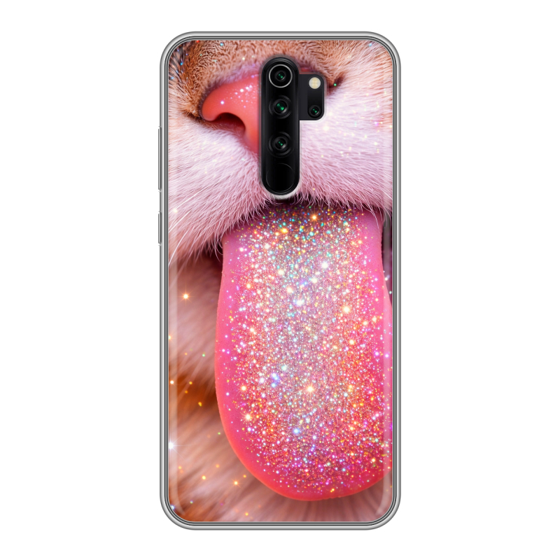 Силиконовый противоударный чехол на Xiaomi RedMi Note 8 Pro с принтом для девочек Силиконовый противоударный чехол на Xiaomi RedMi Note 8 Pro с принтом для девочек