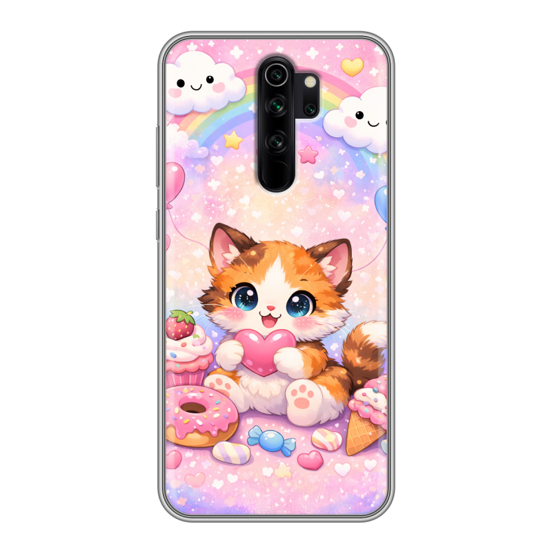 Силиконовый чехол на Xiaomi RedMi Note 8 Pro с принтом для девочек Силиконовый чехол на Xiaomi RedMi Note 8 Pro с принтом для девочек