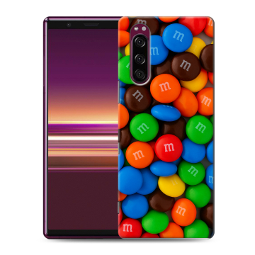 Силиконовый чехол на Sony Xperia 5 с принтом Конфеты Силиконовый чехол на Sony Xperia 5 с принтом Конфеты
