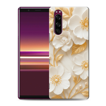Силиконовый чехол на Sony Xperia 5 с принтом Цветы Силиконовый чехол на Sony Xperia 5 с принтом Цветы