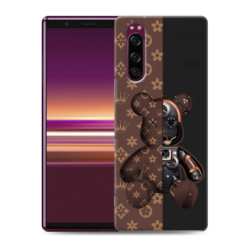 Силиконовый чехол на Sony Xperia 5 с принтом Луи робот Силиконовый чехол на Sony Xperia 5 с принтом Луи робот