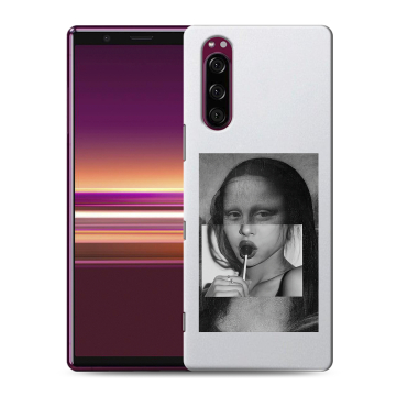 Силиконовый чехол на Sony Xperia 5 с принтом Мона Лиза