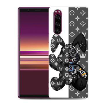 Силиконовый чехол на Sony Xperia 5 с принтом Луи робот Силиконовый чехол на Sony Xperia 5 с принтом Луи робот