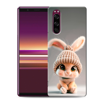Силиконовый чехол на Sony Xperia 5 с принтом Кролик