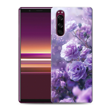 Силиконовый чехол на Sony Xperia 5 с принтом Розы цветы