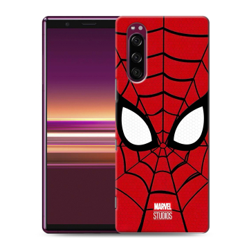 Силиконовый чехол на Sony Xperia 5 с принтом человек паук spiderman