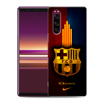 Силиконовый чехол на Sony Xperia 5 с принтом Барселона Barcelona Силиконовый чехол на Sony Xperia 5 с принтом Барселона Barcelona