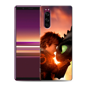 Силиконовый чехол на Sony Xperia 5 с принтом Как приручить дракона Силиконовый чехол на Sony Xperia 5 с принтом Как приручить дракона