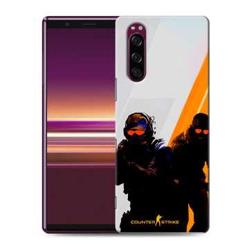 Силиконовый чехол на Sony Xperia 5 с принтом Контер страйк Counter strike Силиконовый чехол на Sony Xperia 5 с принтом Контер страйк Counter strike