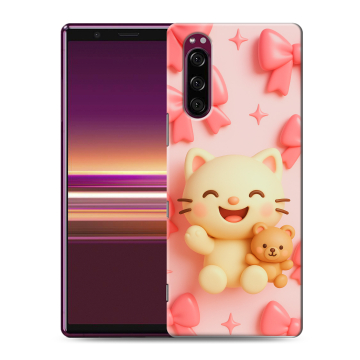 Силиконовый чехол на Sony Xperia 5 с принтом для девочек