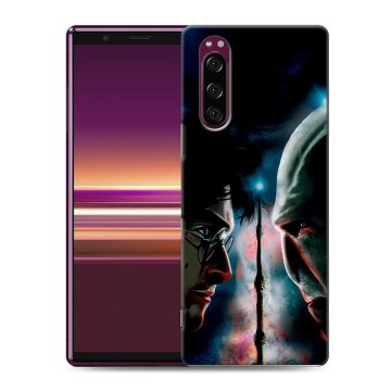 Силиконовый чехол на Sony Xperia 5 с принтом Гарри Поттер Harry Potter