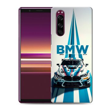 Силиконовый чехол на Sony Xperia 5 с принтом БМВ BMW