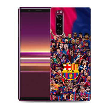 Силиконовый чехол на Sony Xperia 5 с принтом Барселона Barcelona Силиконовый чехол на Sony Xperia 5 с принтом Барселона Barcelona