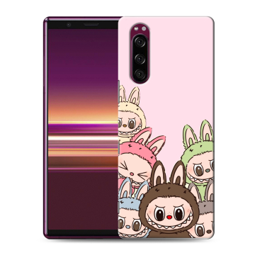 Силиконовый чехол на Sony Xperia 5 с принтом Лабубу