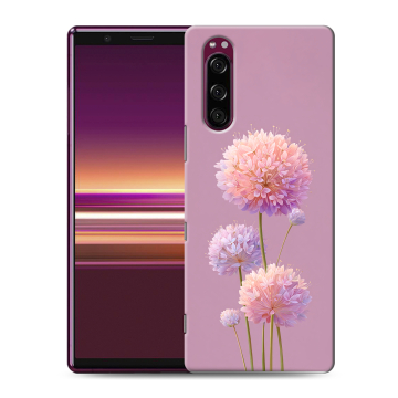 Силиконовый чехол на Sony Xperia 5 с принтом Цветы