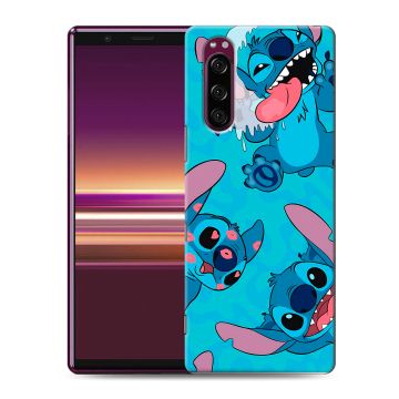 Силиконовый чехол на Sony Xperia 5 с принтом Лило и Стич Силиконовый чехол на Sony Xperia 5 с принтом Лило и Стич