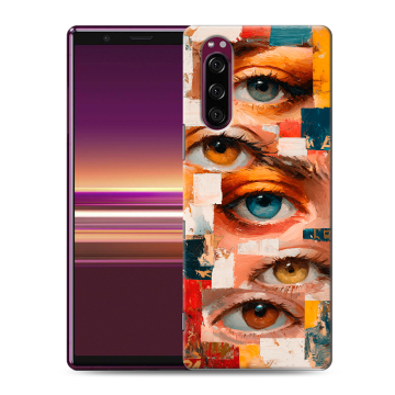 Силиконовый чехол на Sony Xperia 5 с принтом Модный принт